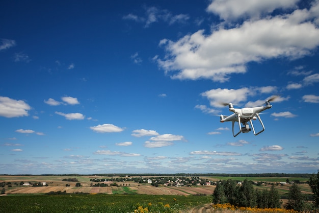 Drones in the sky