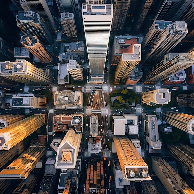 Droneshot from the sky above