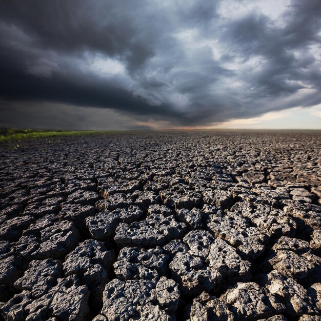 Foto droogte land