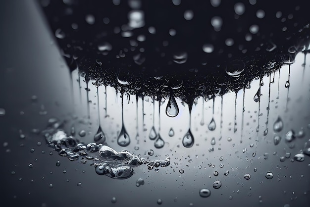 The drop of a Rain, a Beautiful Illustration