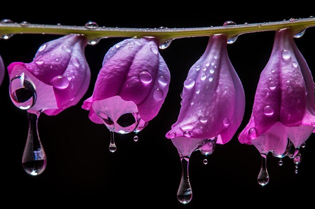 Photo droplet dance