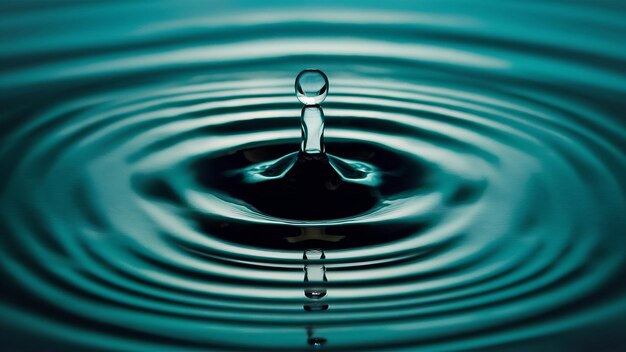 Droplet in the water