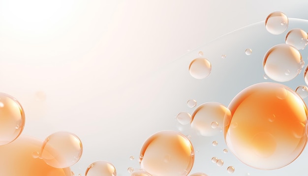 droplets of fat or oil in white background