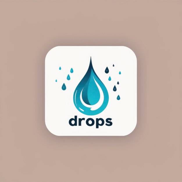 Photo drops logo