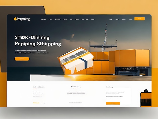 Photo dropshipping platform website design ai generated