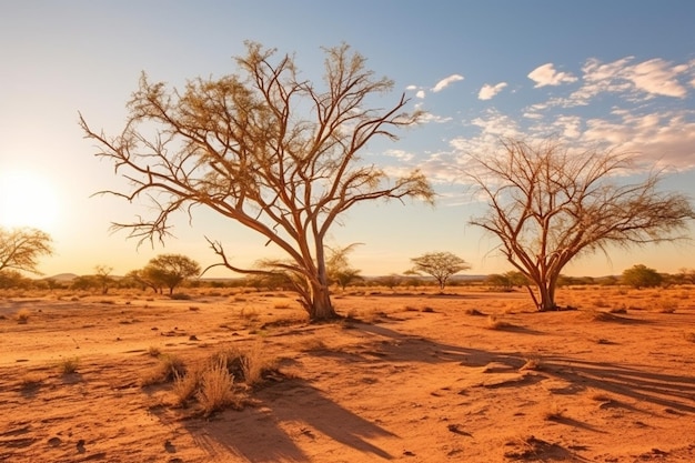 Фото Деревья, устойчивые к засухе в засушливом климате