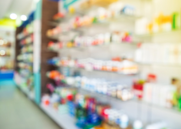 Drugstore blur background