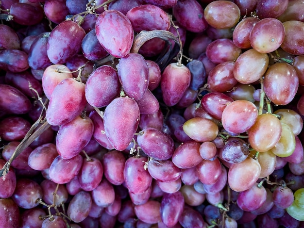 Druiven druif fruit fruit achtergrond van bovenaf