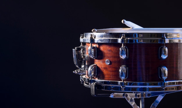 Photo drum kit in studio still life