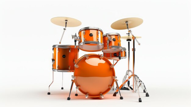 Photo drum white background