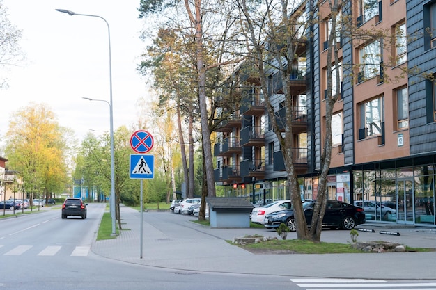 DRUSKININKAI LITHUANIA MAY 14 2017 beautiful building of the urban landscape