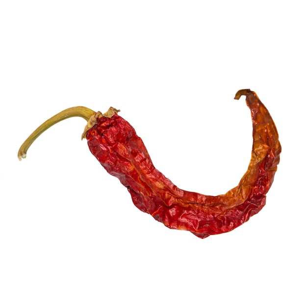 Dry chili pepper isolated Dried vegetable