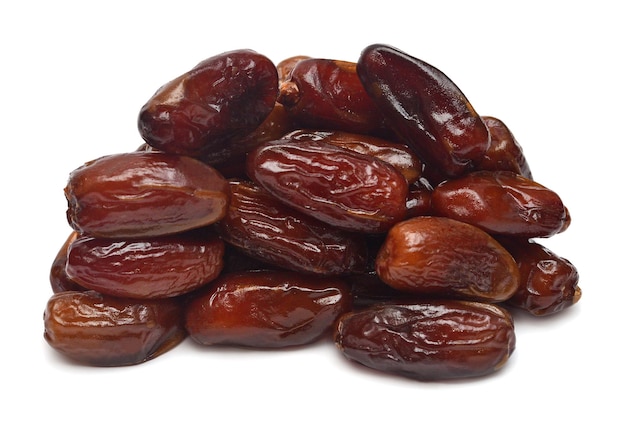 Dry dates isolated on white background