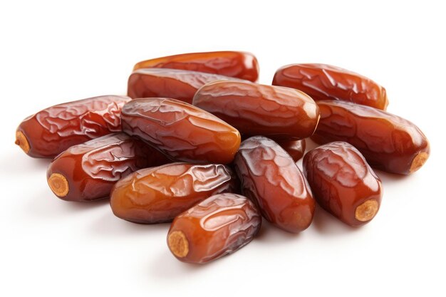 dry dates on white