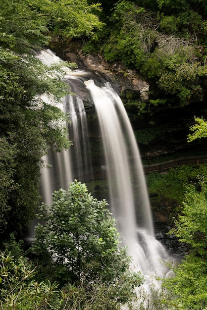 Dry Falls-waterval in de buurt van Highlands NC