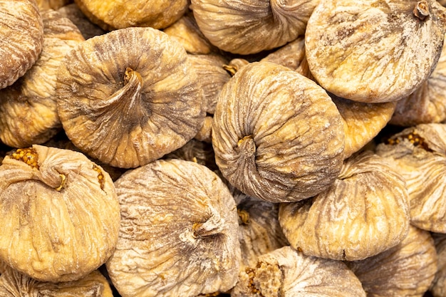 Dry fig healthy foods closeup