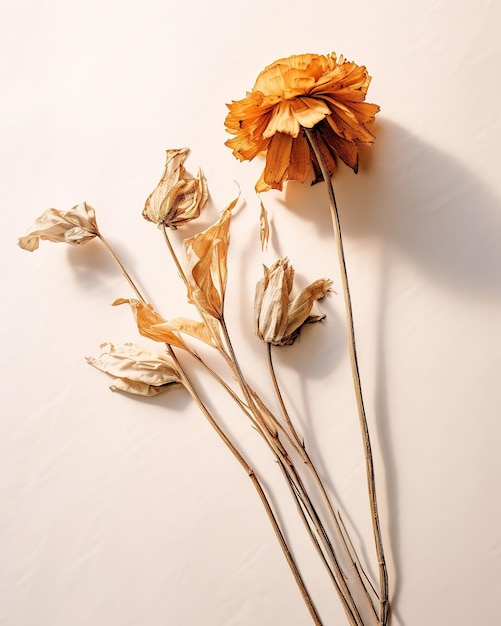 Dry Flowers background