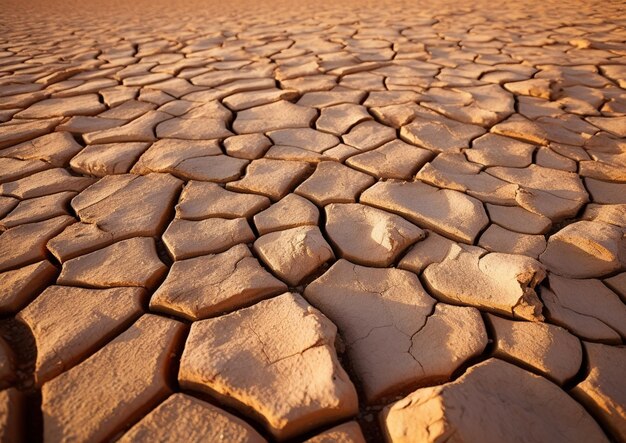 Photo dry ground textures in namib desert namibia africa