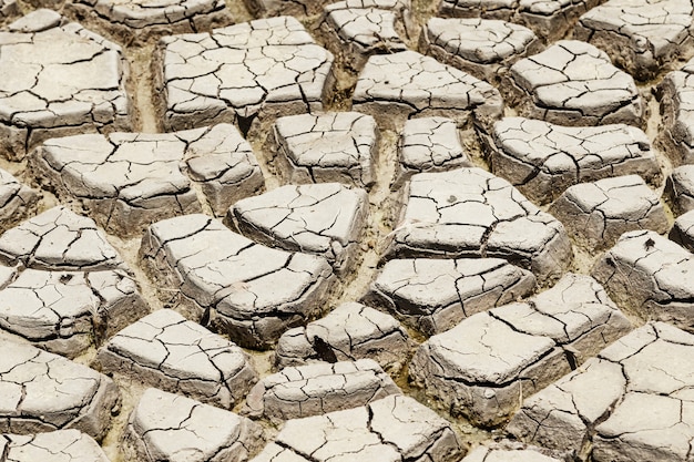 Dry lake bed. Drought ground. Concept of climate changes and global warming.