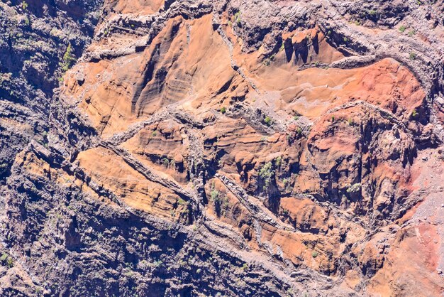 乾燥溶岩玄武岩石のテクスチャ背景