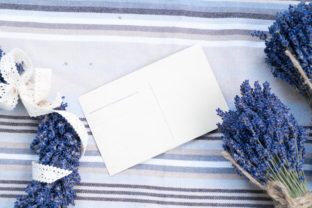 Photo dry lavender flowers