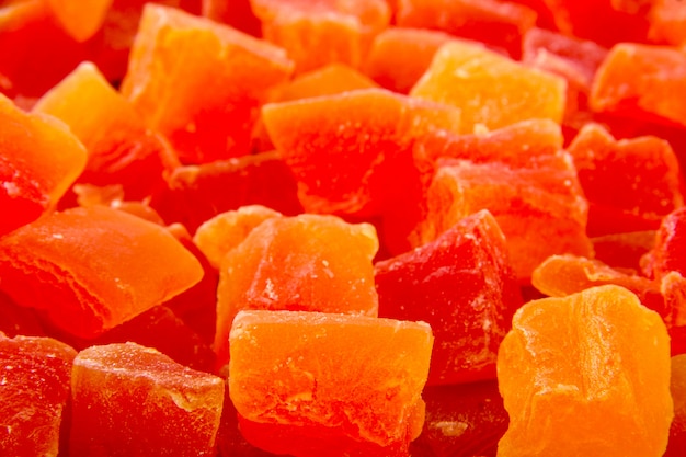 Photo dry papaya in bowl