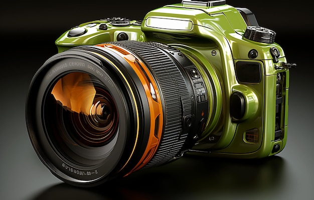 DSLR Camera with lens