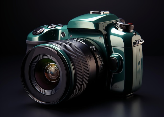 DSLR Camera with lens