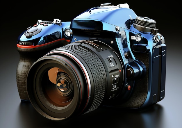 DSLR Camera with lens