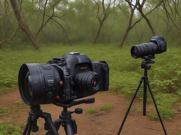 DSLR ON JANGAL BEAUTIFUL BACKGROUND