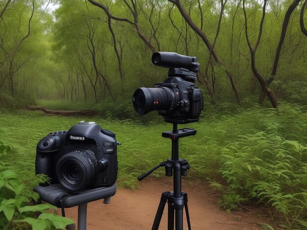 DSLR ON JANGAL BEAUTIFUL BACKGROUND