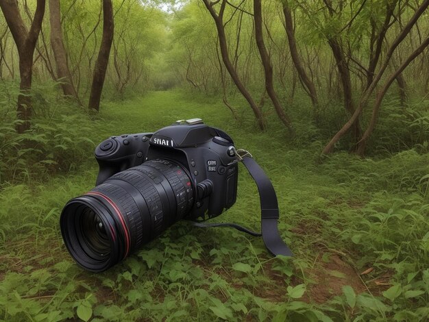 DSLR ON JANGAL BEAUTIFUL BACKGROUND