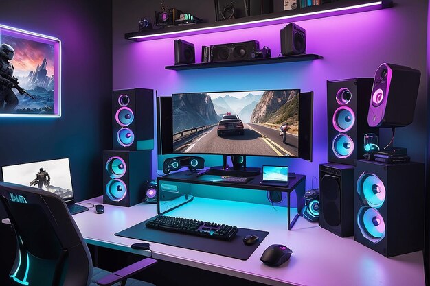 DualPurpose Gaming and Streaming Setup Showcase