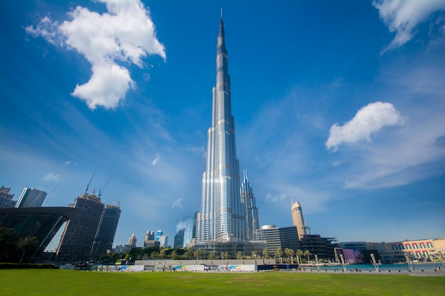 Edificio del burj khalifa di dubai