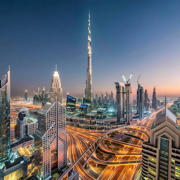 Dubai city landscape