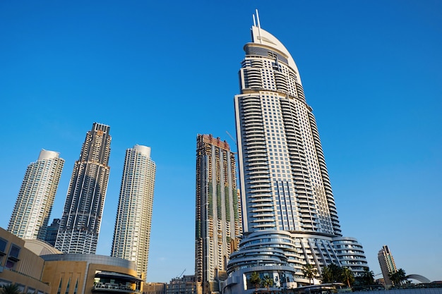 Dubai cityscape with buildings