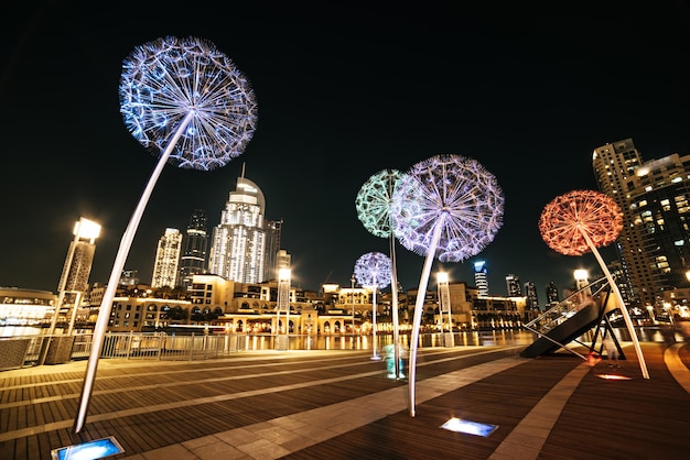 Dubai flower lanterns