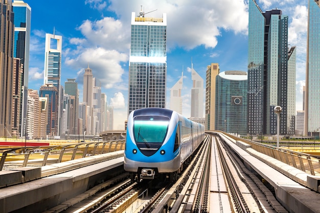 Dubai metro railway