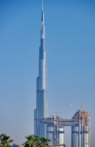 Dubai skyline in United Arab Emirates