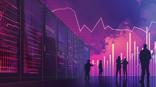 Dubbele blootstelling beeld van de aandelenmarkt investering grafiek en stad skyline scène concept van zakelijke investeringen en aandelen futures trading