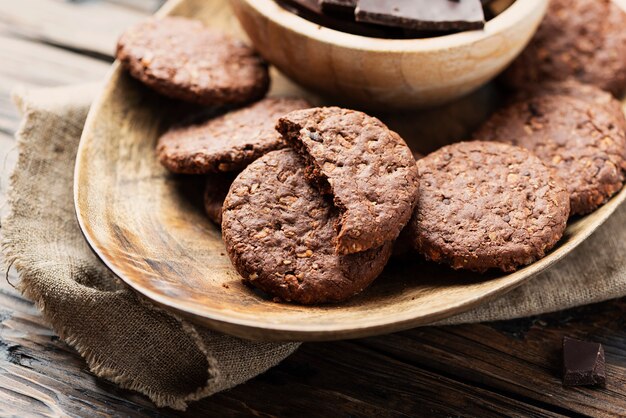 Dubbele chocoladekoekjes