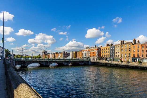 Dublin ireland on a sunny day