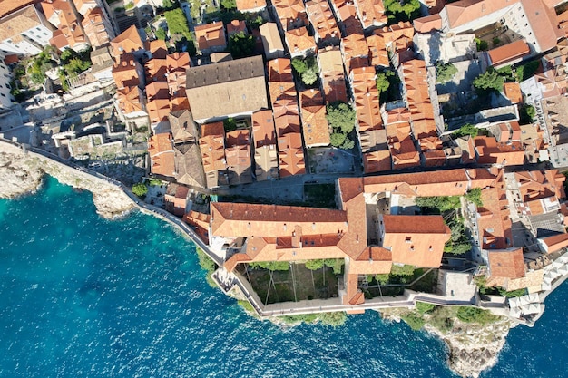 Dubrovnik Foto, Bird View aangelegd, JPG-bestand, Kroatië Stad, Reizen, Adriatische Zee, Gebouwen