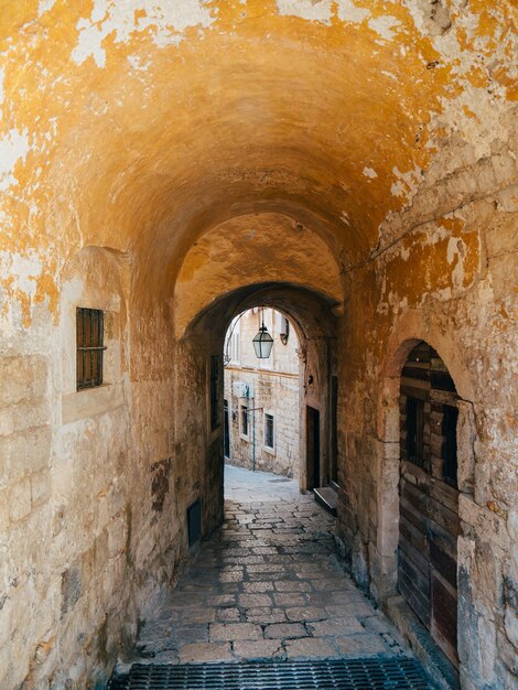 Dubrovnik old town croatia inside the city views of streets a