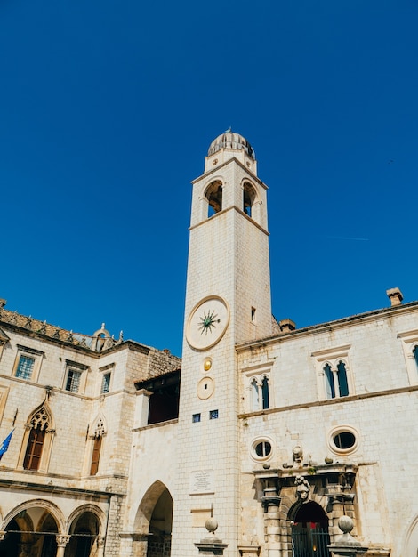 Dubrovnik oude stad kroatië binnen de stad uitzicht op straten