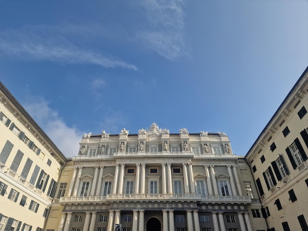 The ducal palace Genoa Italy view