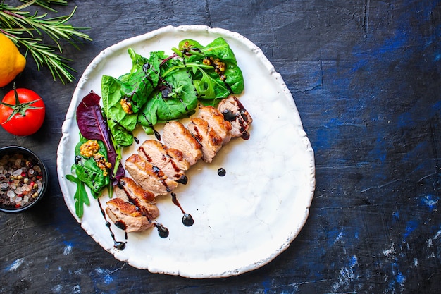 Duck breast fillet salad