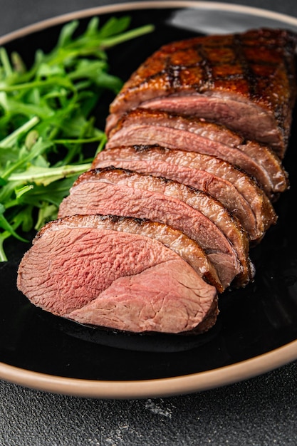 duck breast fried meat second course meat poultry tasty fresh healthy eating cooking appetizer meal