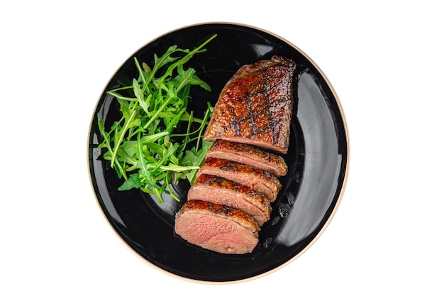 Photo duck breast meat fried meat poultry tasty fresh eating cooking meal food snack on the table