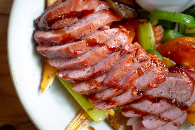 Duck breast salad